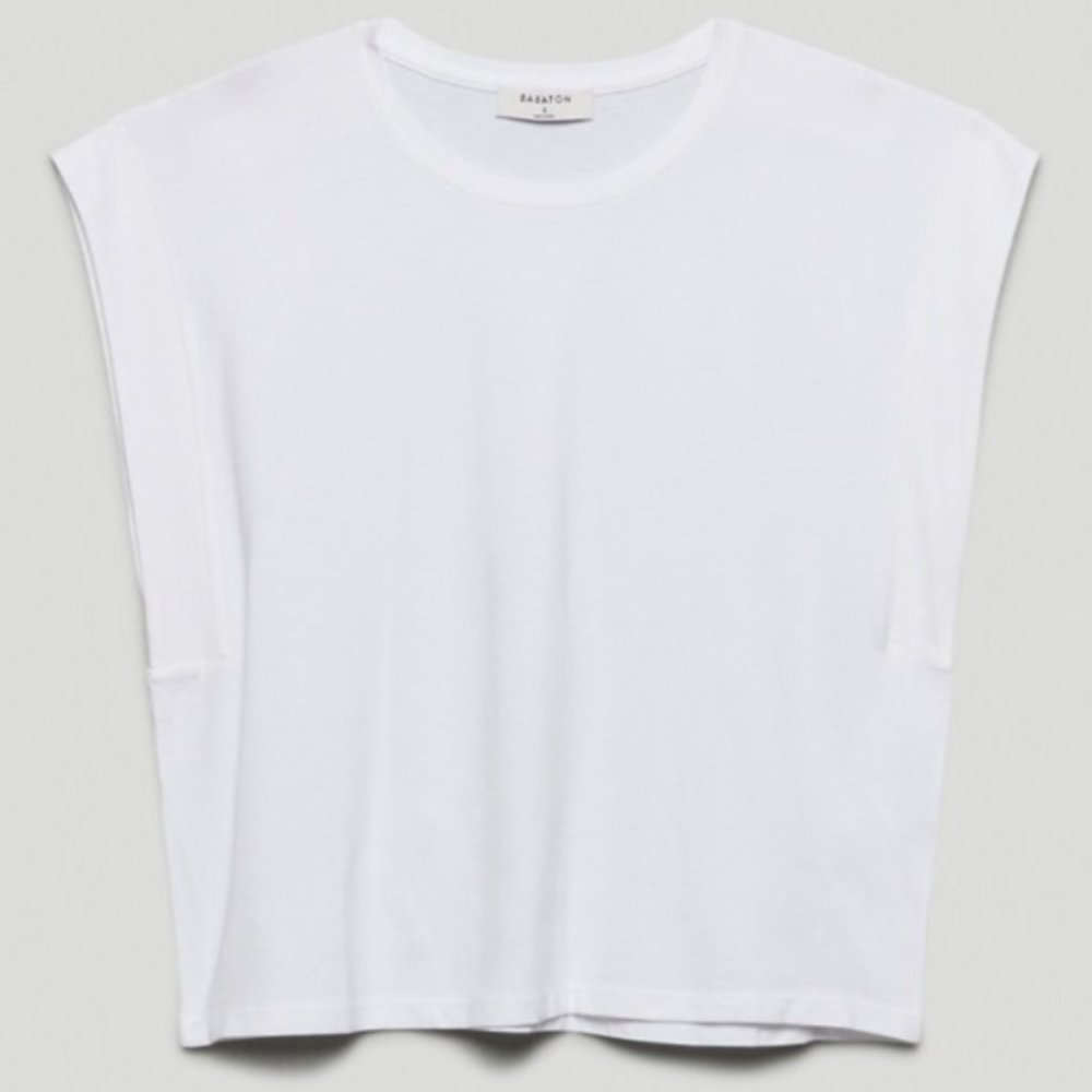 NWT Babaton Levine Tank in White